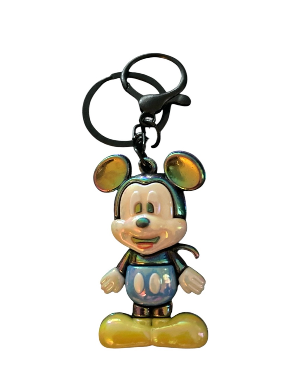 MICKEY MOUSE 3D IRIDESCENT BAG CHARM KEYCHAIN